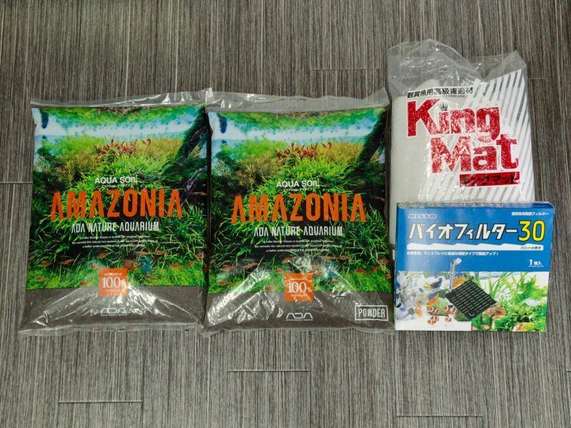 ADA　アマゾニアパウダーソイル　１リットル　水槽立ち上げセット
